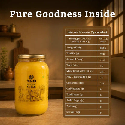 A2 cow ghee nutrition values